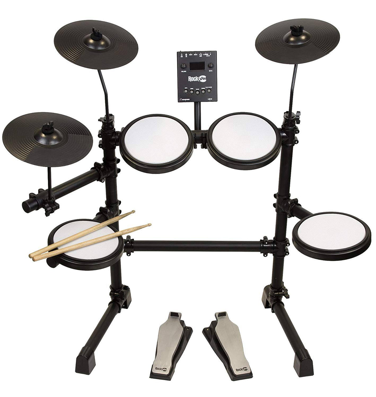 8 Piece Electronic Mesh Head Drum Set E779060