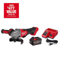 18V Brushless Cordless 4-1/2 in. /5 in. Grinder Kit with Battery Y115