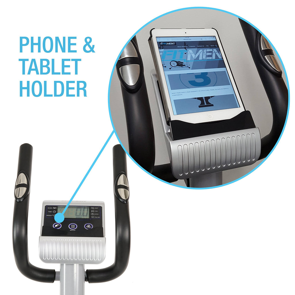 Magnetic Elliptical Machine Trainer with LCD Monitor J400909