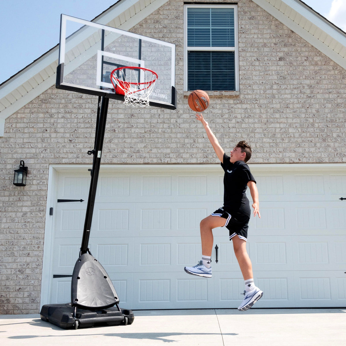 54 In. Shatter-proof Polycarbonate Portable Basketball Hoop J7304