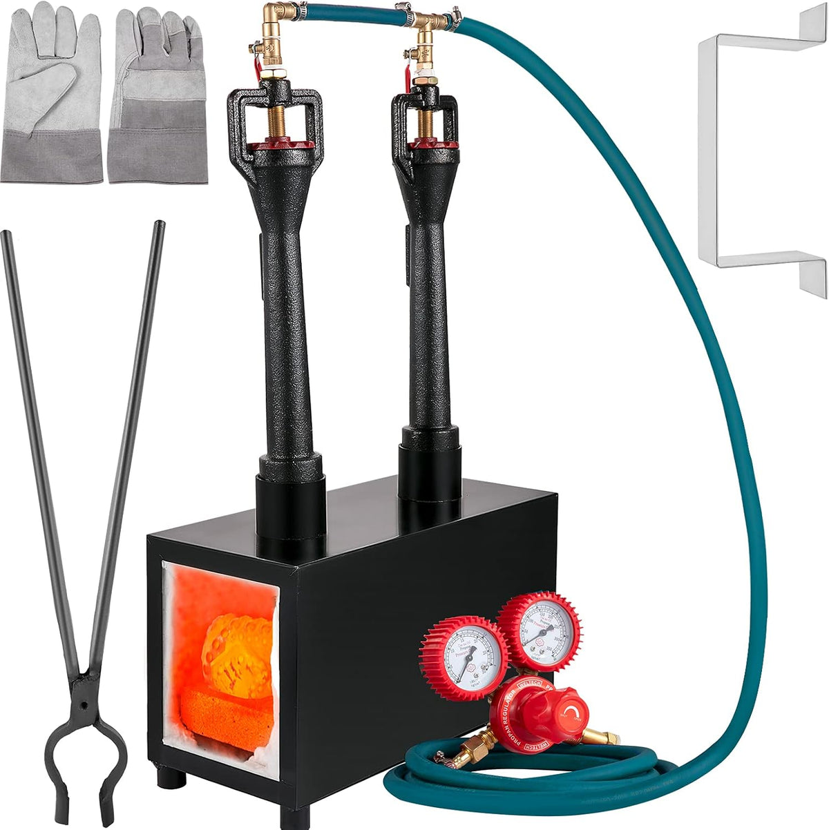 Portable Dual Burners Propane Knife Forge Y353