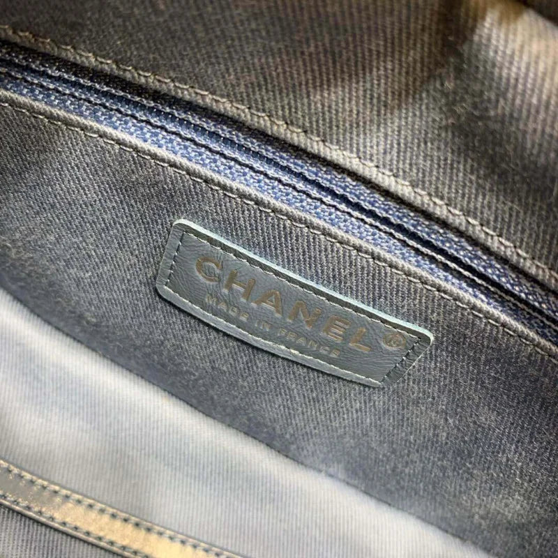 Denim Calfskin Hobo Bag Z19820