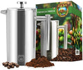 French Press Coffee Maker Stainless Steel 34oz M807