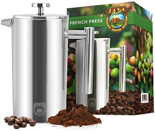 French Press Coffee Maker Stainless Steel 34oz M807