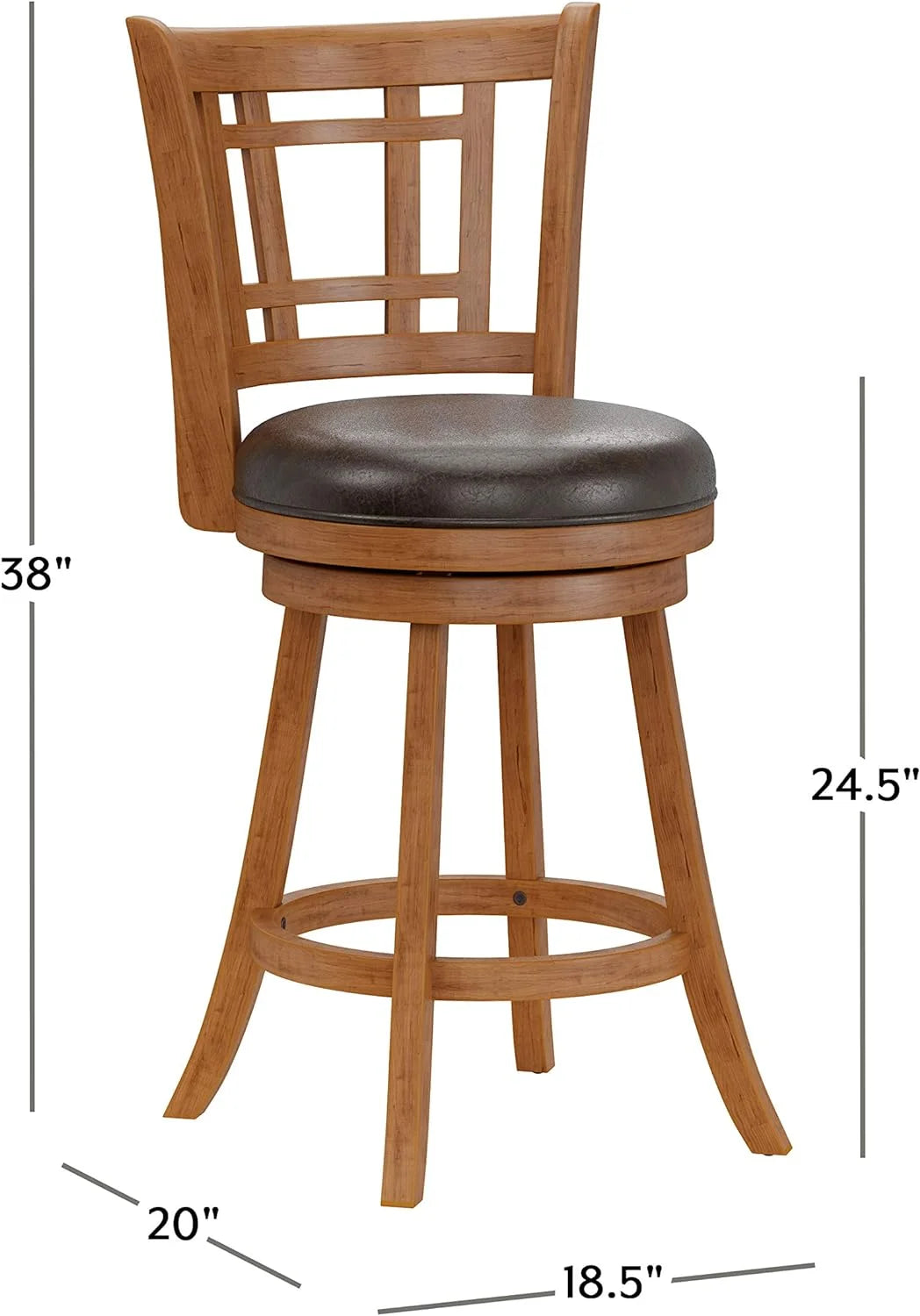 Wood Counter Stool Q680
