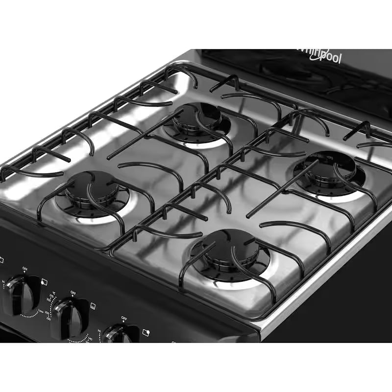 4-Burners Freestanding Gas Range in Black W366