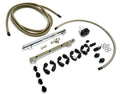 Stainless Chrome Fuel Rail with Braided Hose N9459