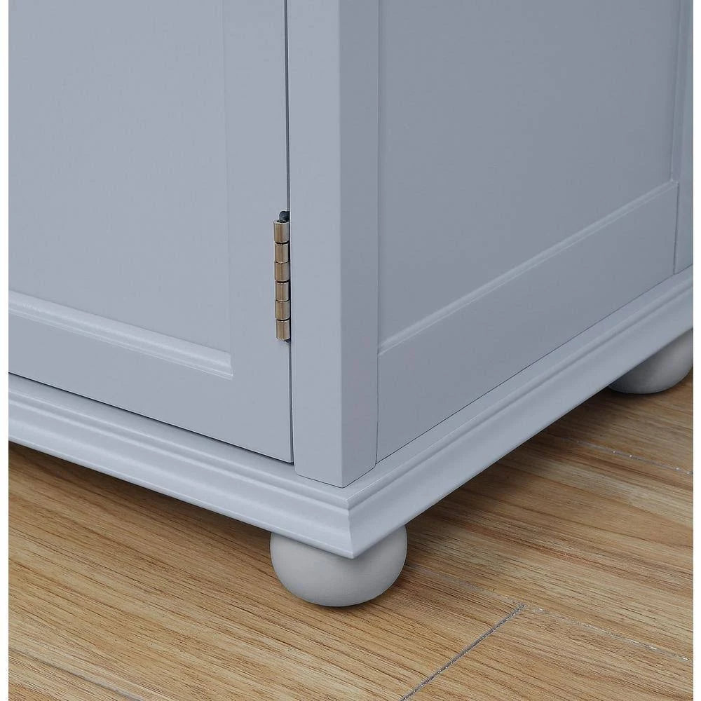4-Door Tall Cabinet in Dove Grey G25347