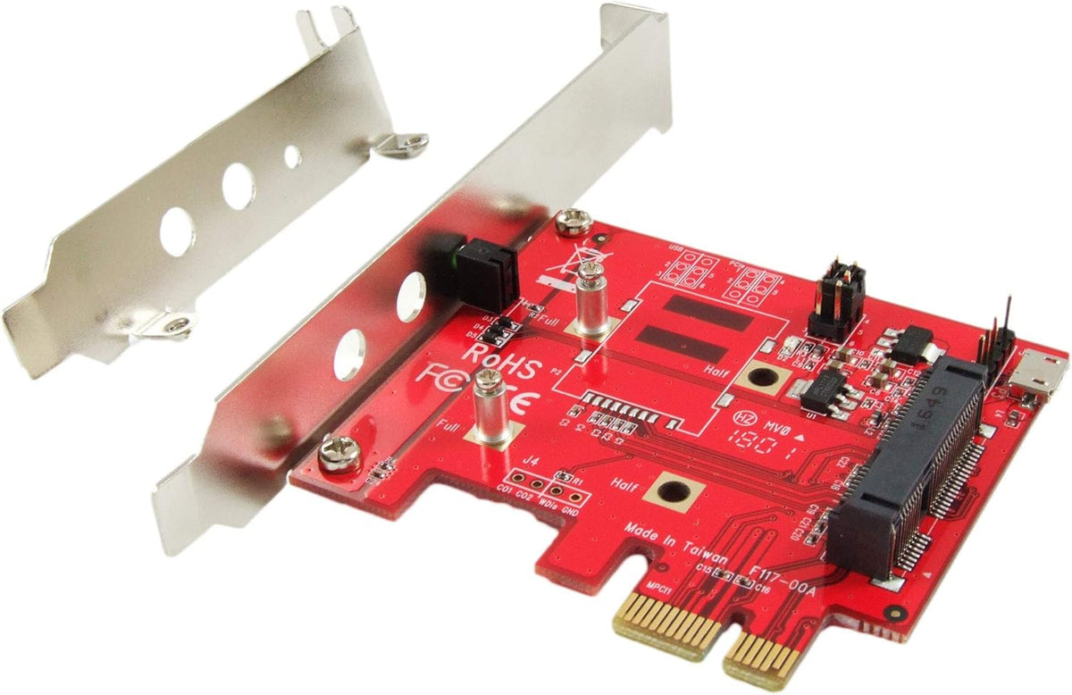 Mini PCI-E to PCI-E Adapter Card Pack of 2 T1772