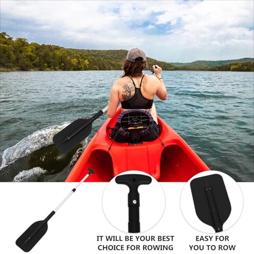 2Pcs Adjustable Aluminum Alloy Kayak Paddle E279