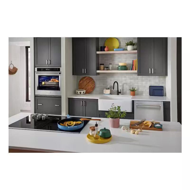 30 in. Single Electric Wall Oven with Convection Self-Cleaning in Stainless Steel I997