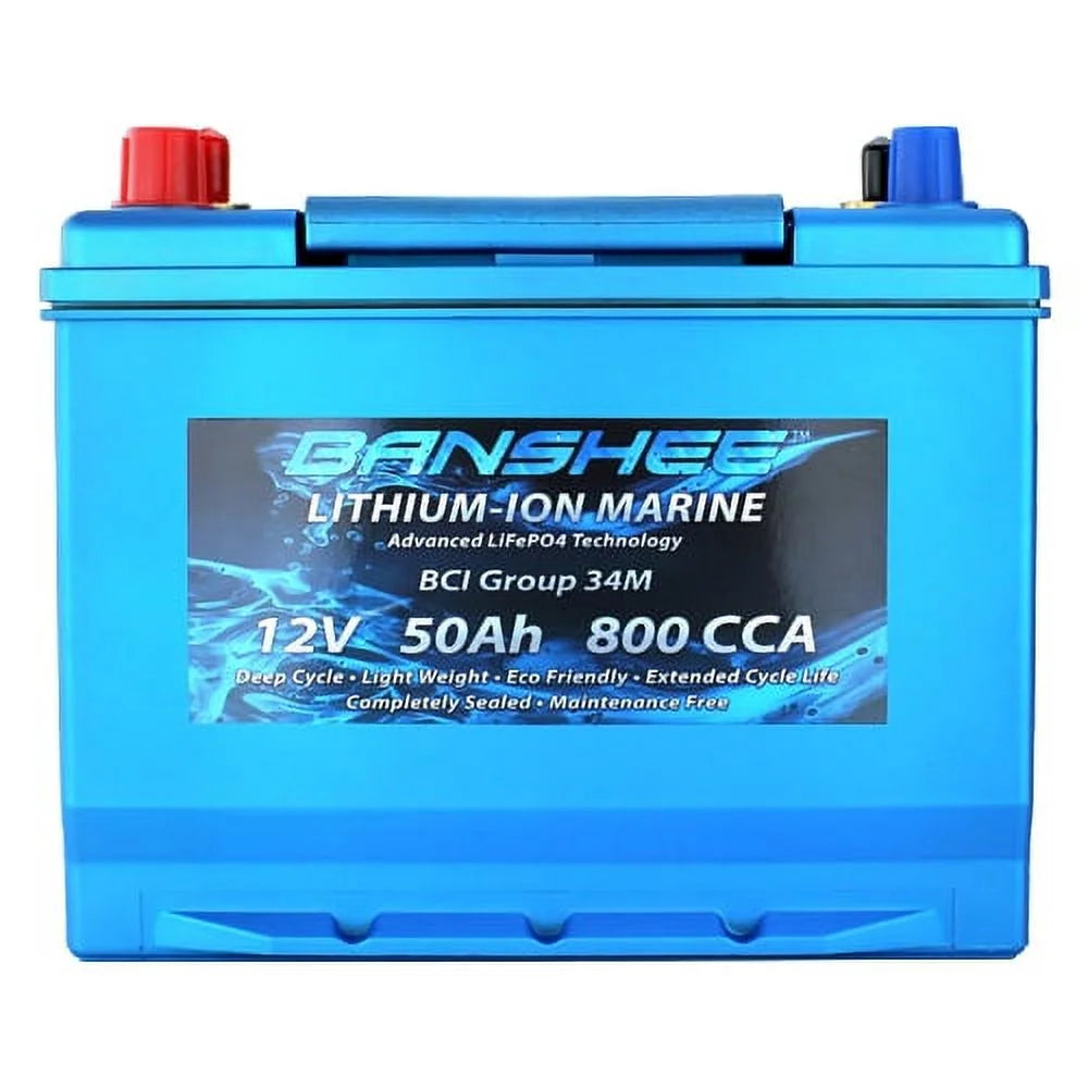 36V Lithium Deep Cycle Marine Battery Group 34 3 Pack J9550