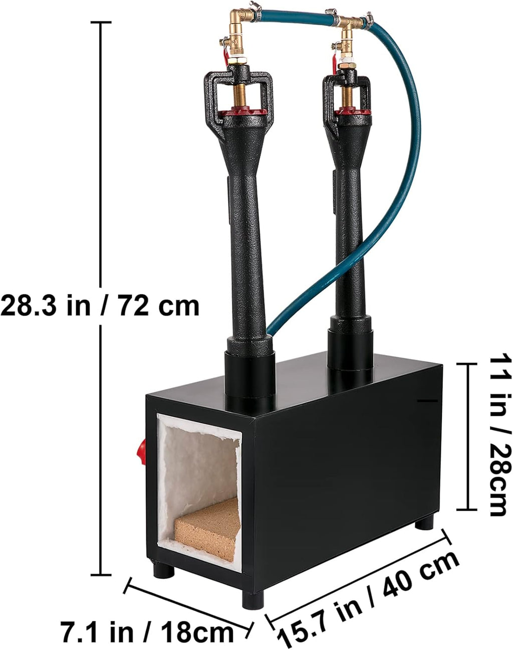 Portable Dual Burners Propane Knife Forge Y353