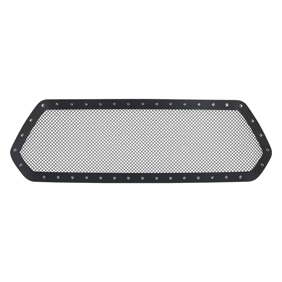 Black Studded Hood Grille Insert 1pc S50122