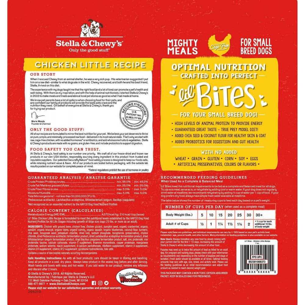 Freeze Dried Chicken Dog Food W568667