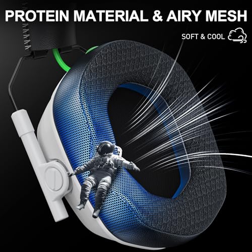 2.4GHz Wireless Gaming Headset with Noise Canceling Mic, Black E532250