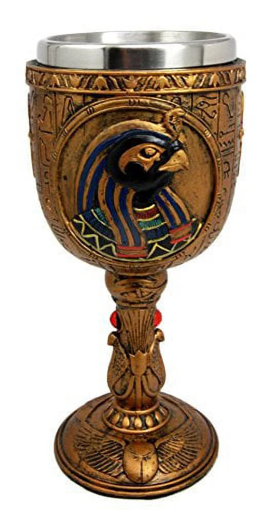 Egyptian God Wine Goblet Chalice T17641