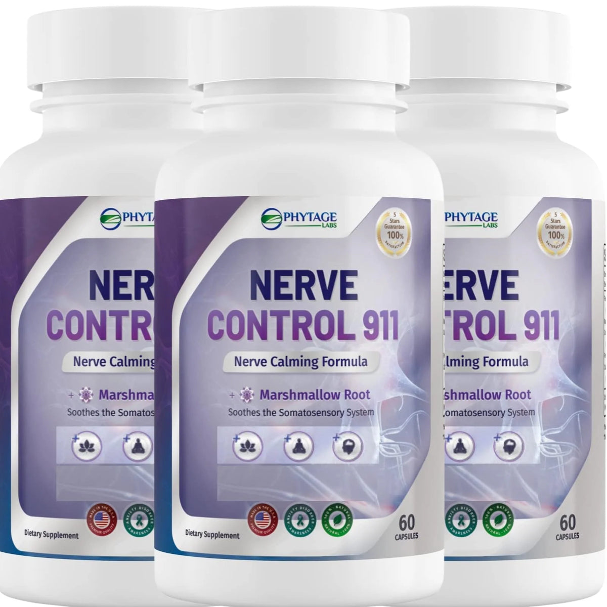 Plant Based Nerve Health Supplement 3 Pack Y94659