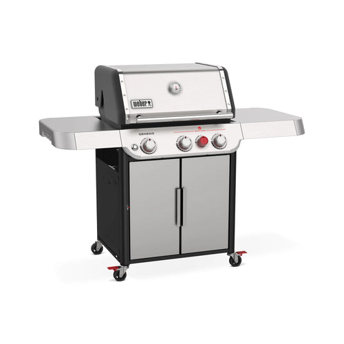 3-Burner Propane Gas Grill in Stainless Steel with Built-In Thermometer V2129