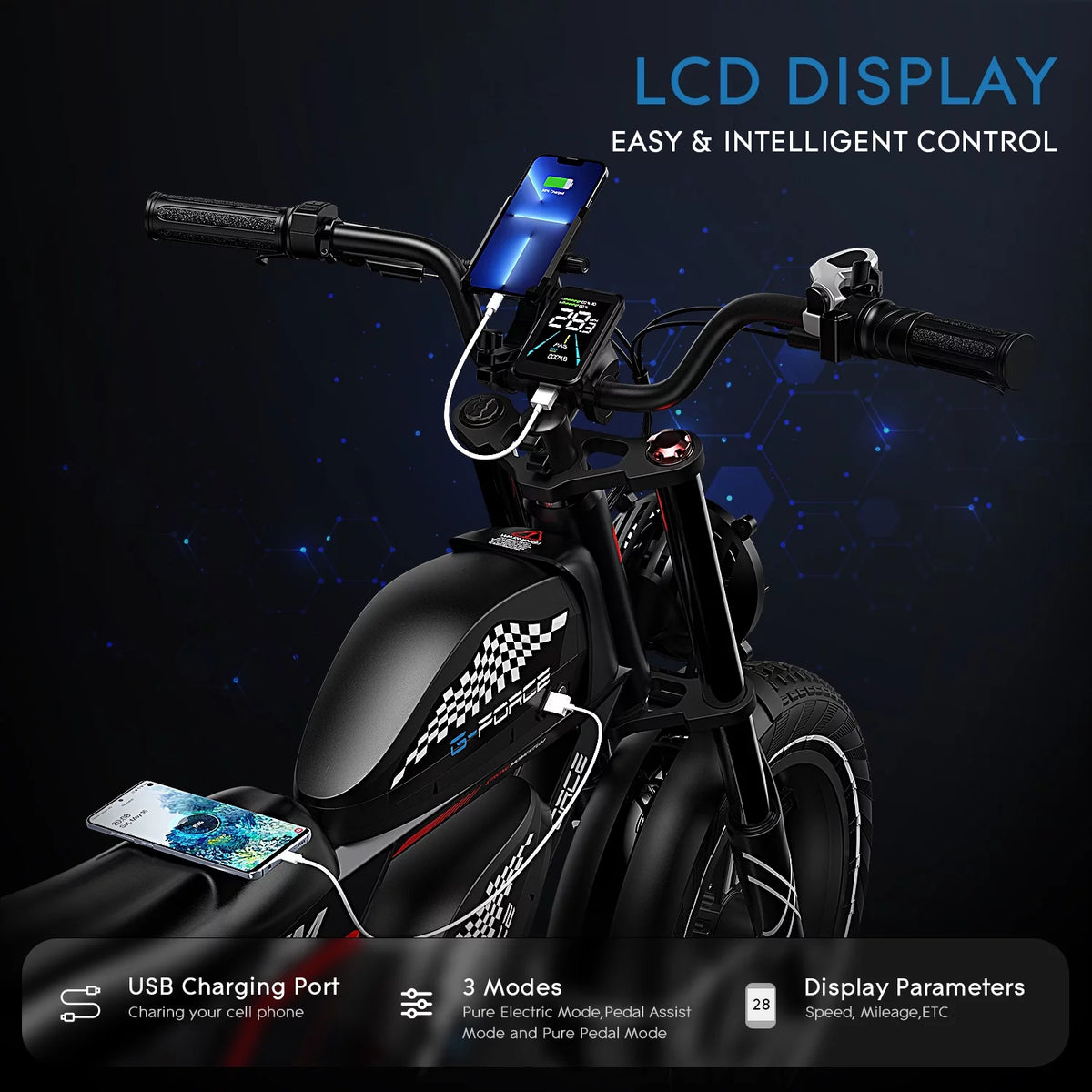 20X4.0 Fat Tire 750W Motor Off-Road Electric Bike C724103