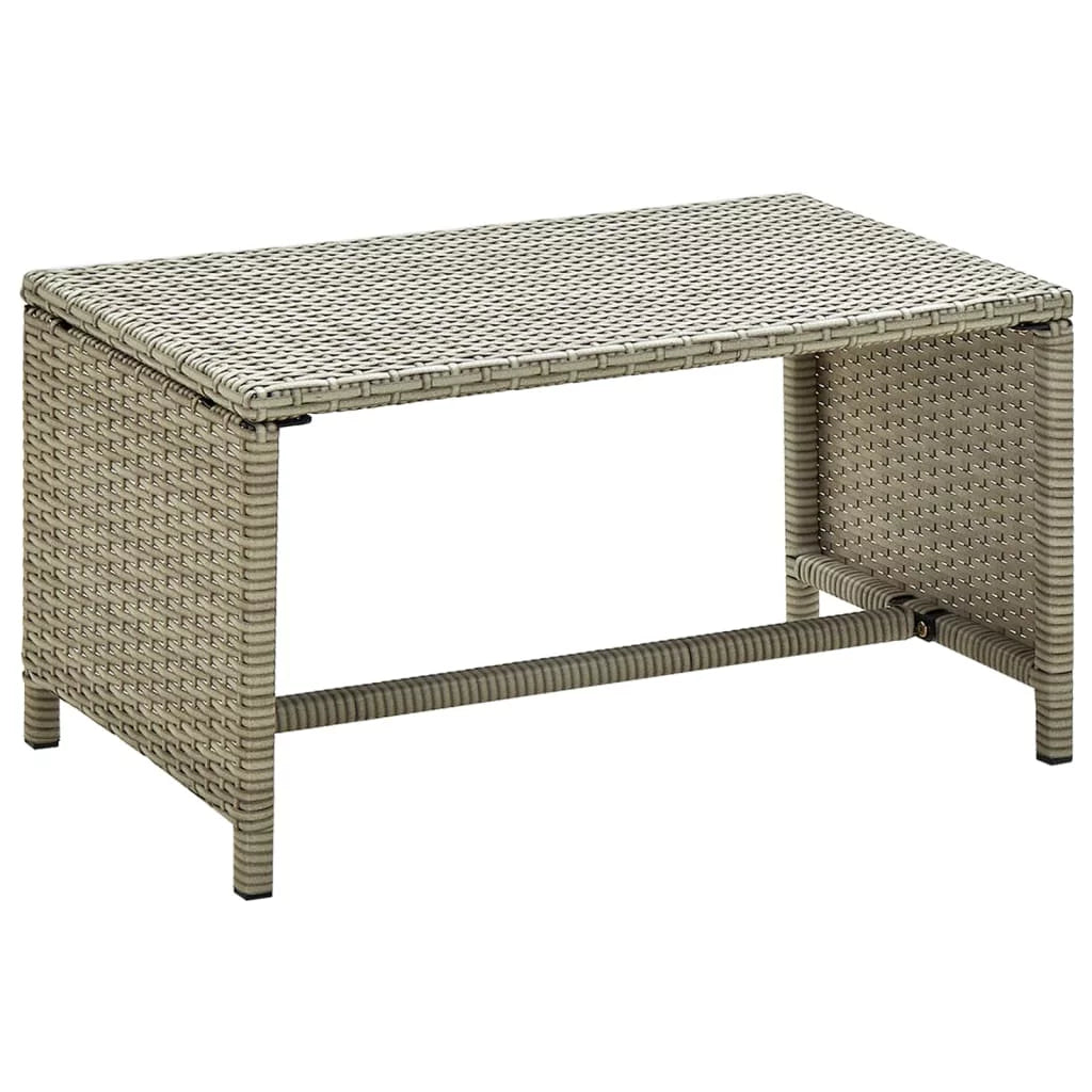 Beige Poly Rattan Coffee Table P799