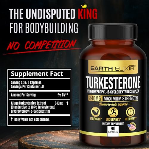 90 Capsules Turkesterone Supplement F294089