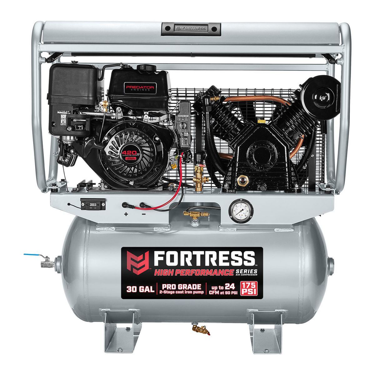 30 Gallon 175 PSI Gas Air Compressor Y231