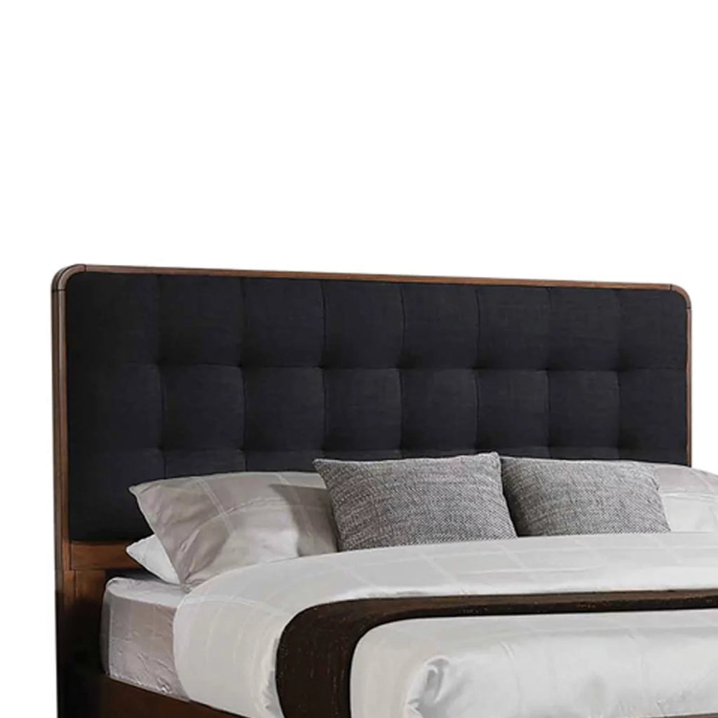 Queen Bed with Rounded Corners X1427