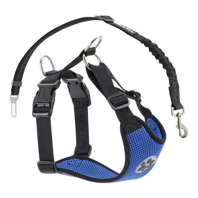 Adjustable Mesh Dog Car Harness Seat Belt Set Z468413