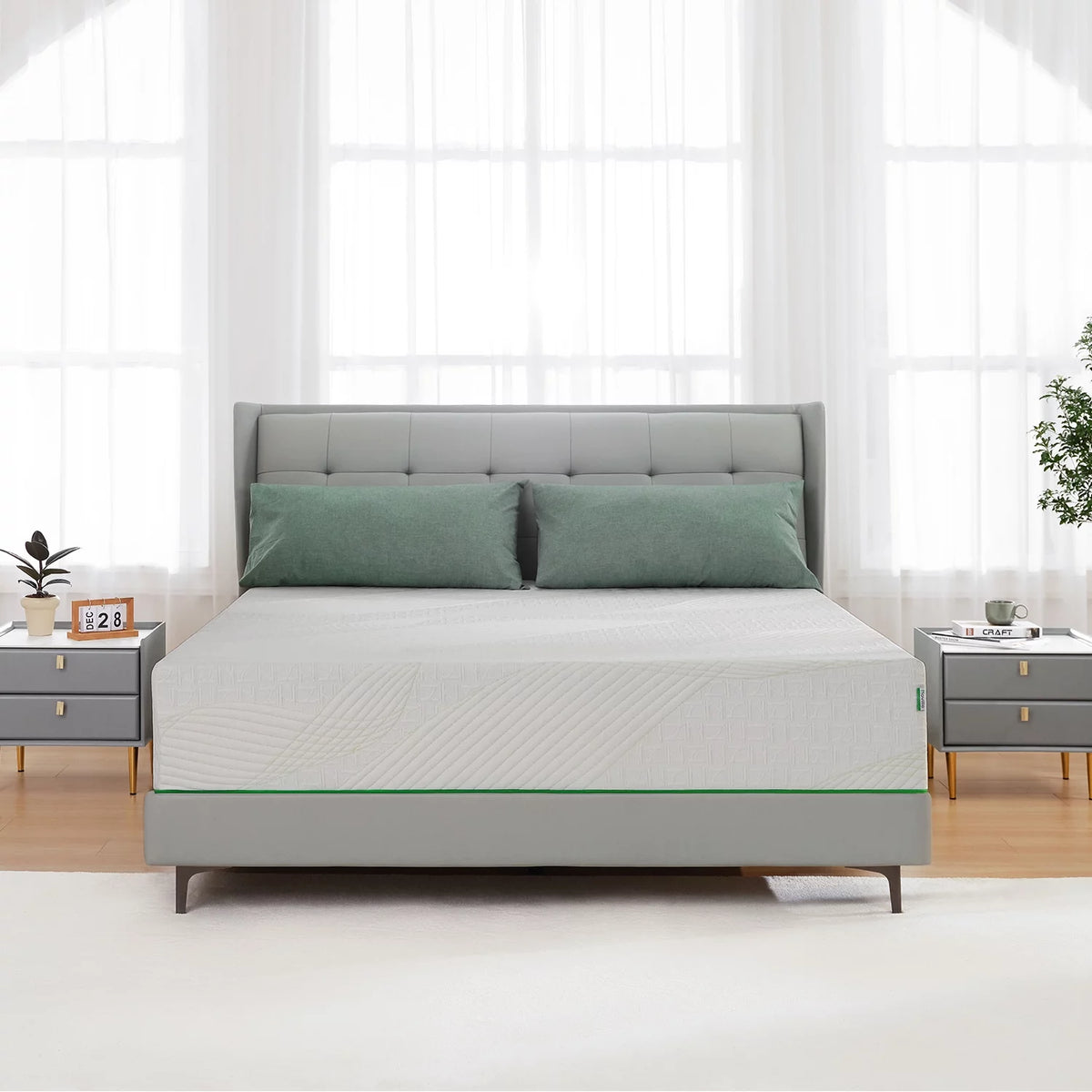 10 inch Gel Memory Foam Mattress Queen Size E4625