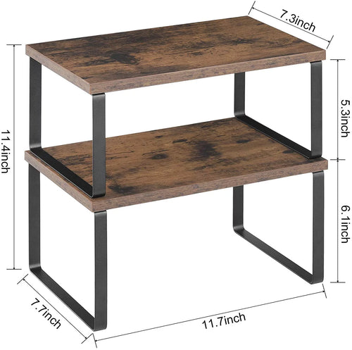 2 Piece Expandable Stackable Countertop Organizer U86607