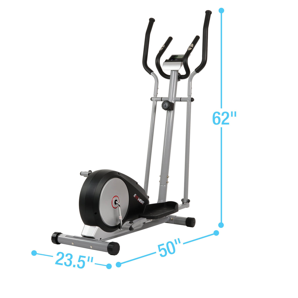 Magnetic Elliptical Machine Trainer with LCD Monitor J400909
