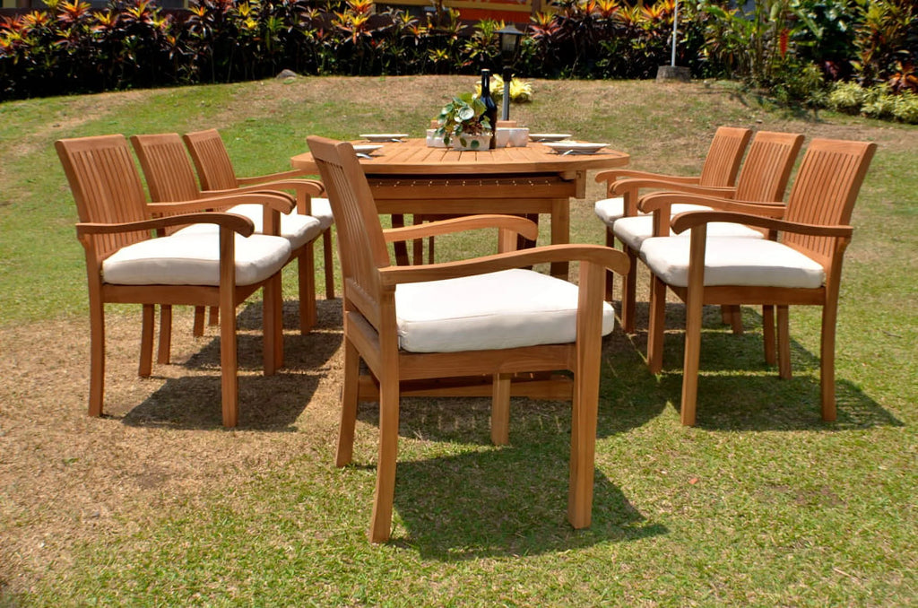 6 Seater 7 Pc Teak Dining Set X7420
