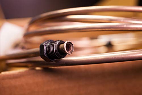 25 ft 1/4 Copper-Nickel Brake Line Tubing Coil and Fitting Kit I375567