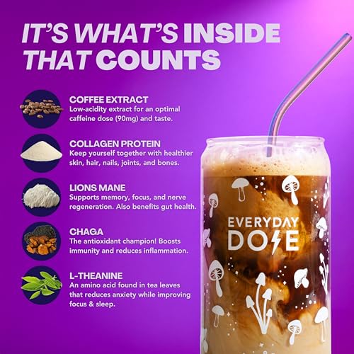 Mushroom Coffee with Collagen, Chaga, Lions Mane & L-Theanine 30 Servings H726