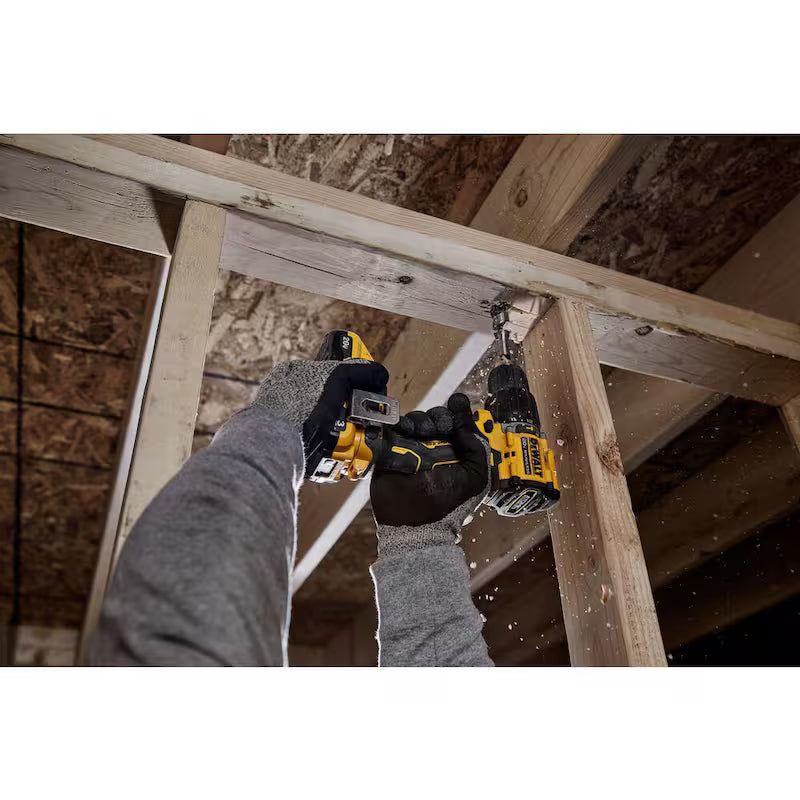 20-Volt Lithium-Ion Cordless 1/2 in. Compact Hammer Drill with Battery, Charger and Bag S36835