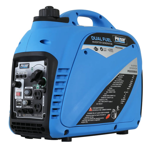 2,200 Watt Dual-Fuel Portable Inverter Generator M15028