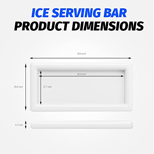 Large Inflatable Ice Serving Bar with Drain Plug S73930