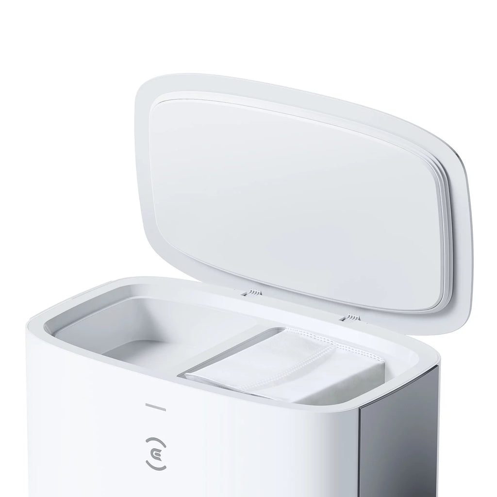 White Robot Vacuum and Mop with Auto-Empty Station R21837