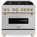 36 4.6 cu. ft. Dual Fuel Range Stainless Steel E98312