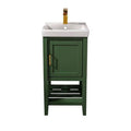 18" Green Sink Vanity M15534