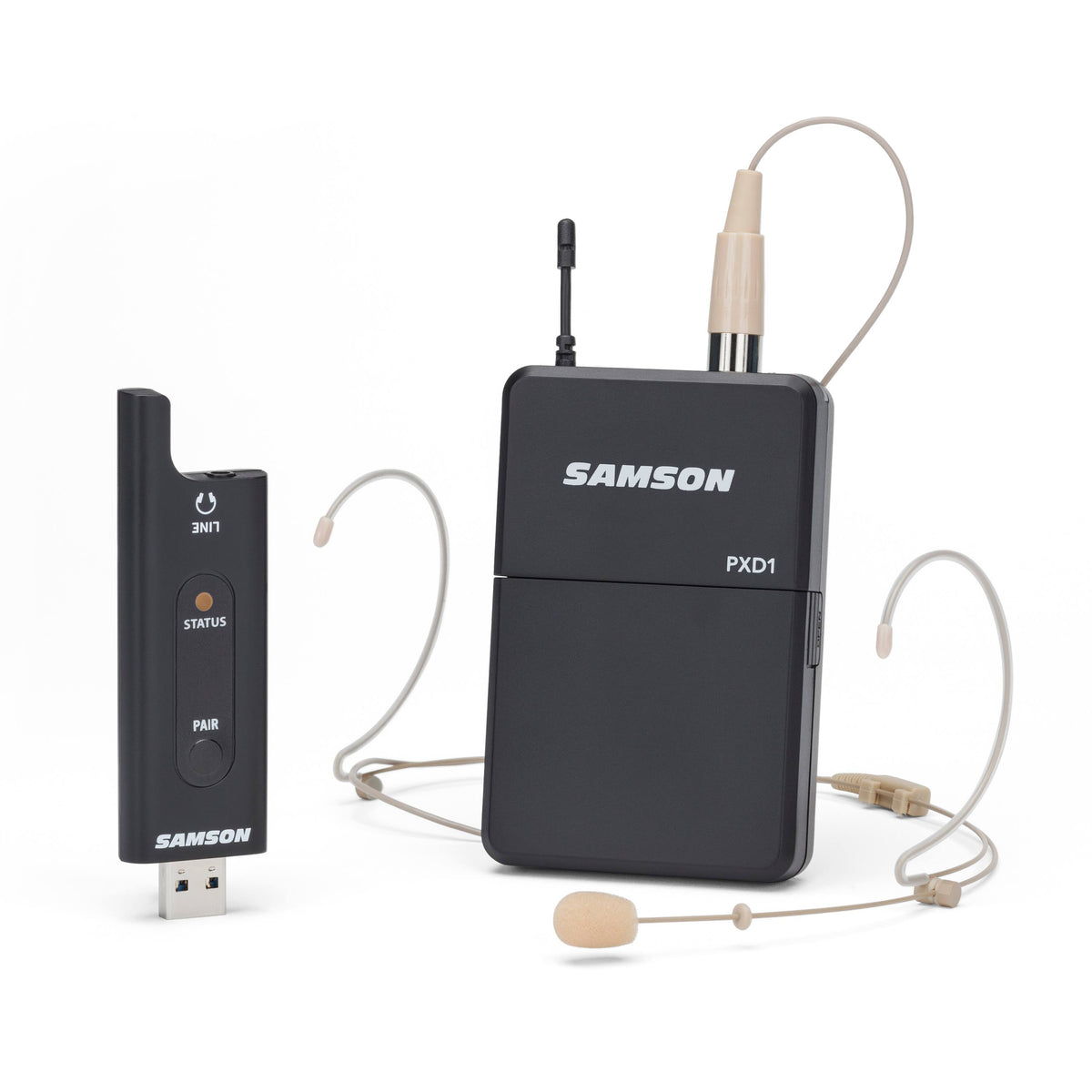 Black USB Digital Wireless Headset System P525