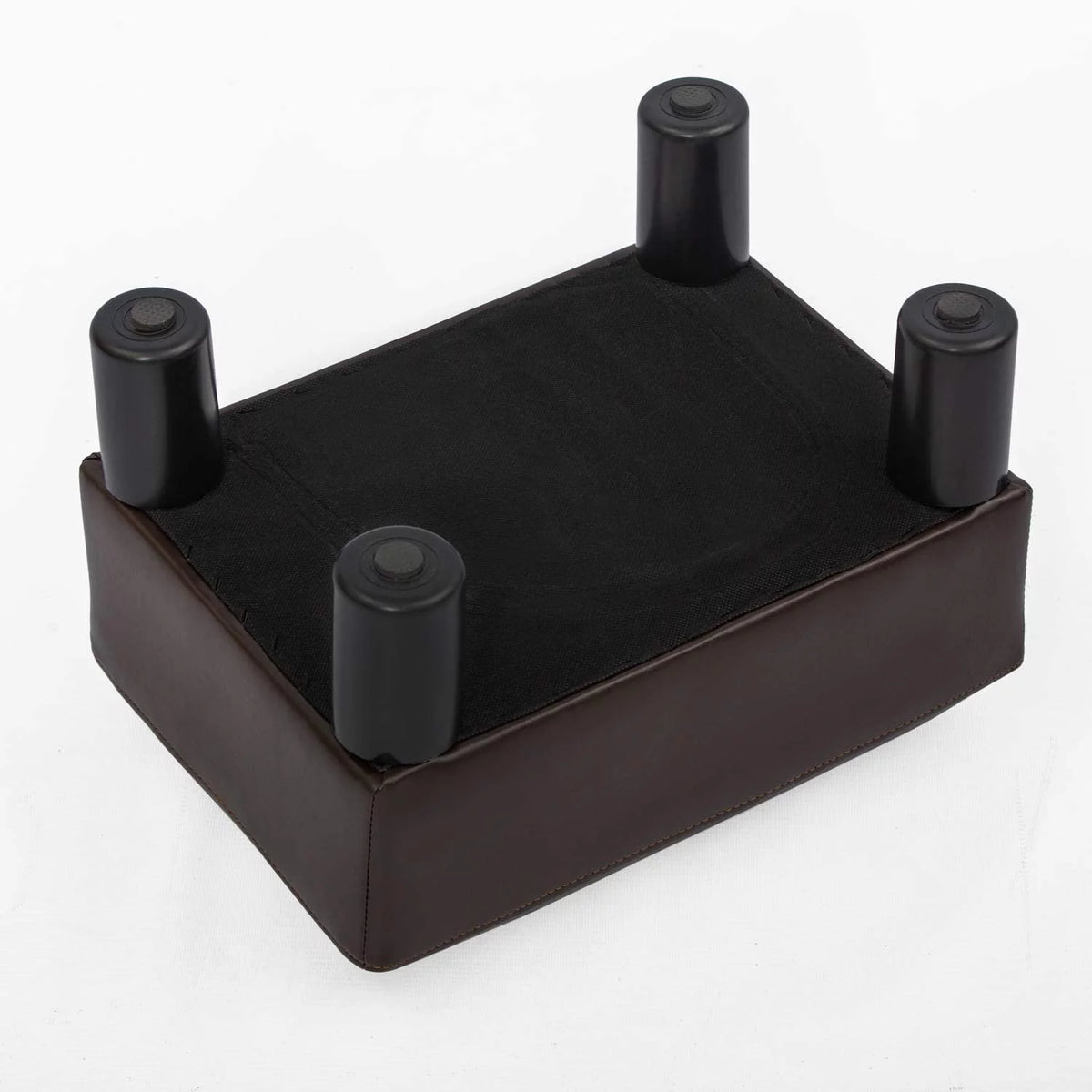 Small Faux PU Leather Rectangular Ottoman N4578