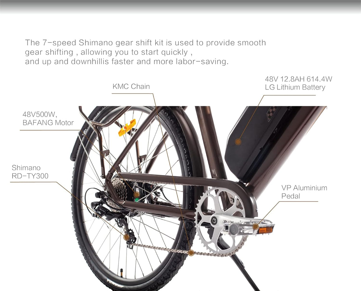 Electric Bike for Adults 500W 48V L762405