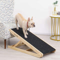 Wooden Adjustable Pet Ramp Non Slip Carpet J384