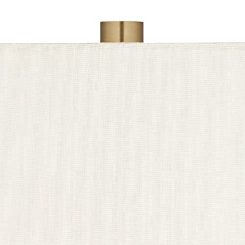 30" Tall Gold Metal Marble End Table Lamp V6039