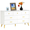 White 6 Drawer Dresser Y651897
