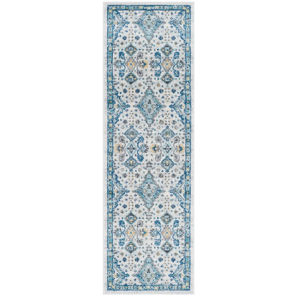 Ivory Light Blue 10' x 14' Area Rug R19971