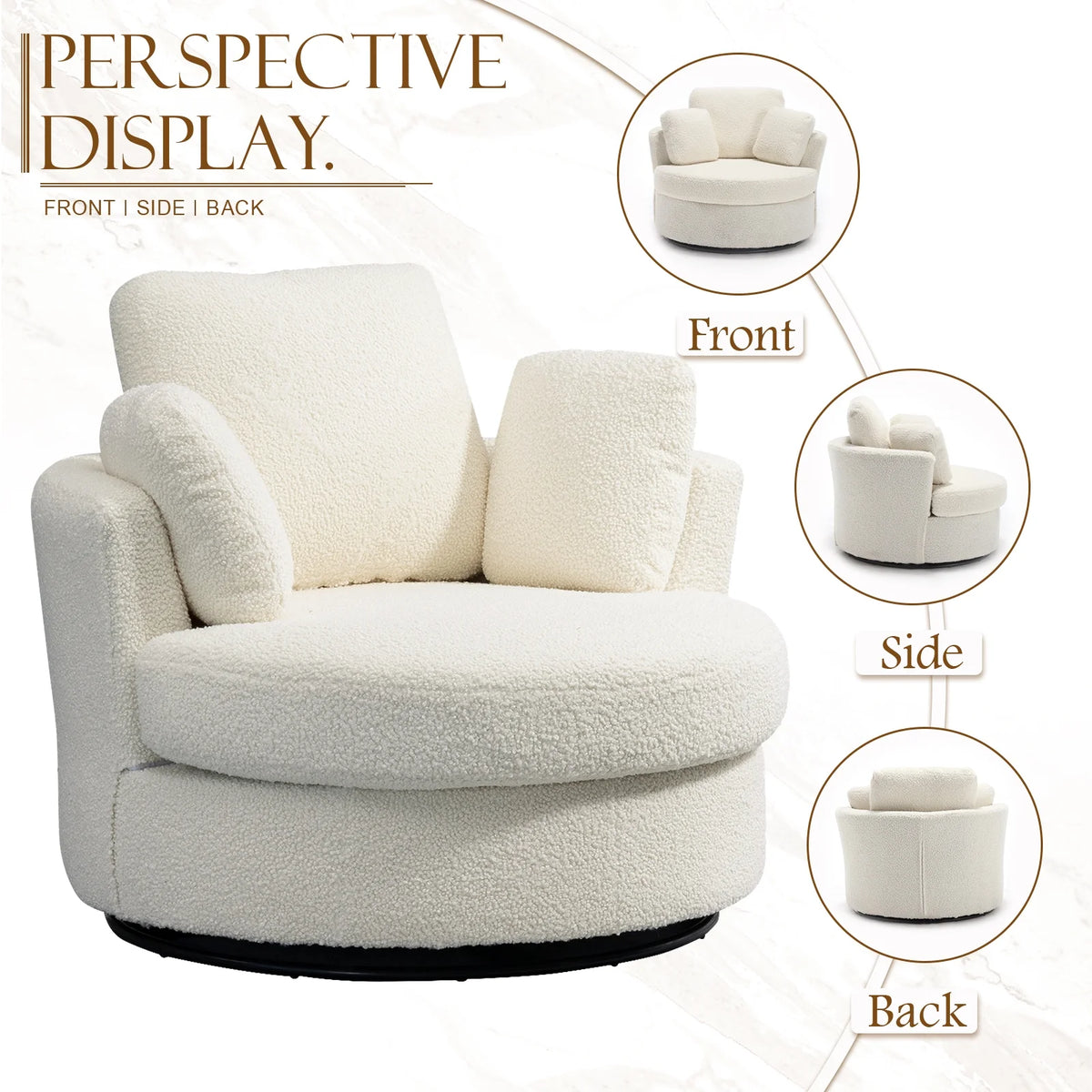 Sherpa Swivel Chair W815370