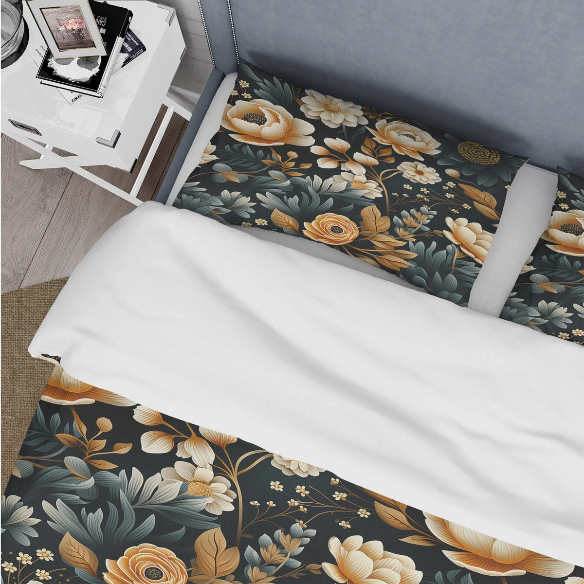 Yellow Cottage Bedding Set With Shams Twin U19479